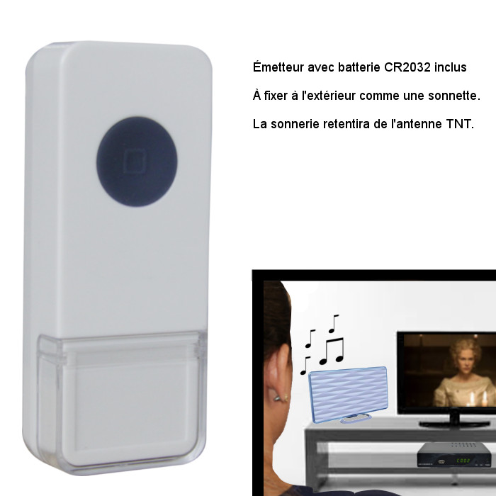 Sonnette extérieure de l'antenne HD-935t