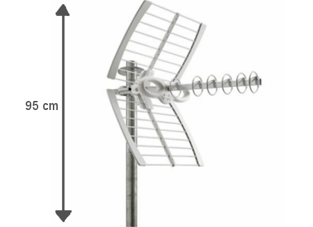 Antenne extérieure UHF de 95 cm BFSAT