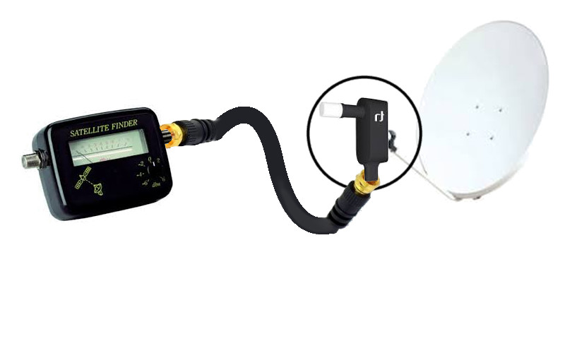 Câble coaxial pour satfinder et réglage de parabole