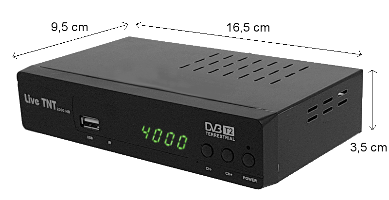 LIVE TNT 8115 PLUS DVB-T2 démodulateur TNT décodeur HD - BFSAT