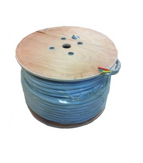 Cable coaxial 4 couleurs quattro 100m 4en1 idéal pour multiswitch 
