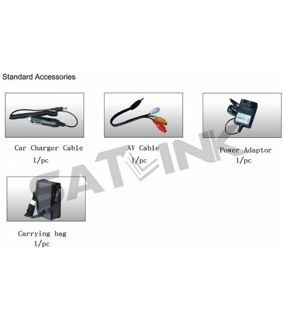 SATLINK ws-6908SE avec LED satfinder pointeur satellite