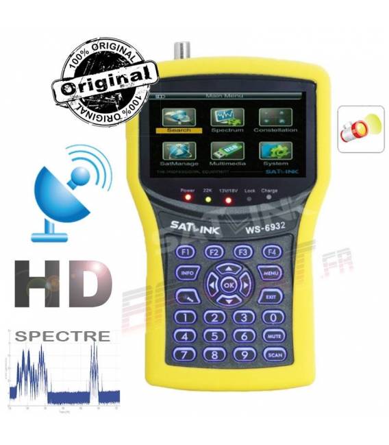 Satlink ws-6932 HD satfinder pointeur satellite