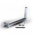 FIXATION L BALCON ANTENNE ET PARABOLE 25X55cm