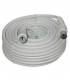 10M M/F CORDON PROLONGATEUR coaxial cable male femelle