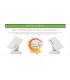SELFSAT SNIPE - Parabole plate automatisee pour camping, bateau, camion...