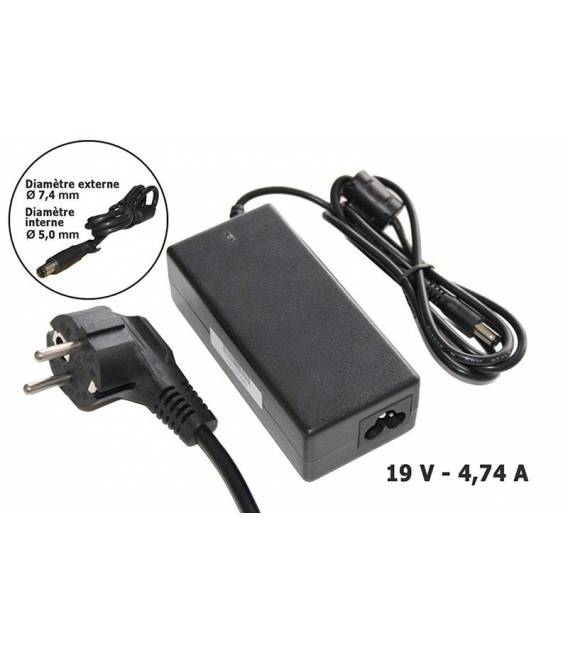 Notebook Laptop Ladegerät Netzteil Ladekabel 19V 4.74A 90W