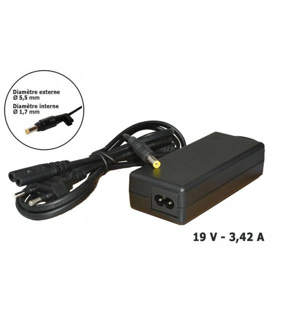 POWER SUPPLY 19V 4.74A - Connector 7.4 x 5 mm