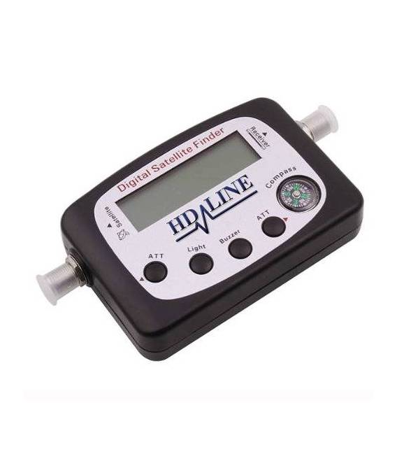 HD-LINE DIGITALER SATFINDER SATELLITEN MESSGERÄT 