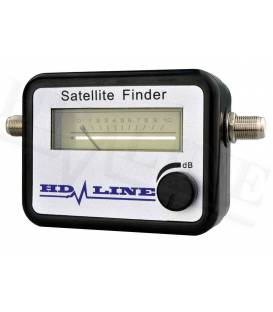 HD-Line SF-700 Pointeur satellite/Appareil de mesure parabole pour TV Noir 