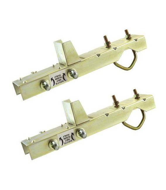 2 X Cerclages cheminee FIXATION ANTENNE PARABOLE