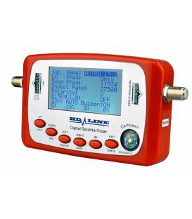 HD-LINE SF-500 DIGITAL SATFINDER POINTEUR SATELLITE FINDER REGLAGE PARABOLE
