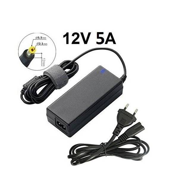 Ladegerät Netzteil Ladekabel 12V 5A 60W Notebook Laptop LED