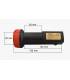 LNB TWIN HD-LINE Black Premium 62db!! 0.1 DB !! 2 Ausgänge Teilnehmer hohe Qualität