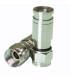 2 Fiches F pro coaxial CONNECTEUR F compressé