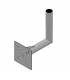 HD-LINE Geländerhalterung Sat Antennen SAT-Halter, 25 cm Wandabstand Mastroh Halter Sat Antennenmast