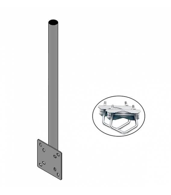 Fixation balcon de 70cm pour antenne et parabole 