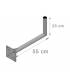 Fixation Murale L Antenne Parabole 25X55Cm