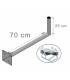 FIXATION L BALCON ANTENNE ET PARABOLE 25X70cm