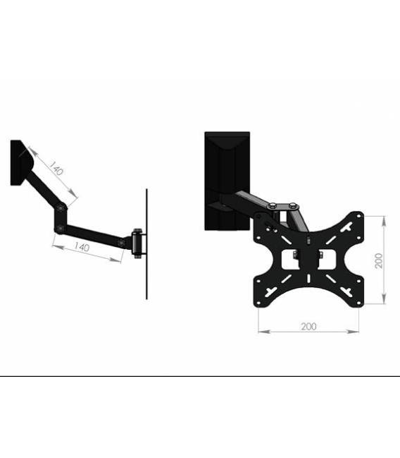 TV Wall Mount Support Television 26