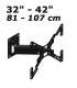 HD-LINE TV Wandhalterung LCD LED Plasma 32 - 42" neigbar - Wandhalter für Fernsehen mit 81 - 107 cm