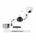 Security camera PL-50W Dome CCTV White IR 24 LED - Color 420TVL plastic BFSAT