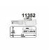 30 x ROLLEN Dymo Label 11352 54 mm x 25 mm Thermodrucker 500 Etiketten 100% kompatibel zu Dymo Seiko