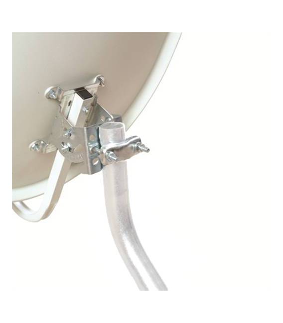 Kit HD-LINE Basic Parabole 60cm acier + LNB Quad + 4 connecteurs
