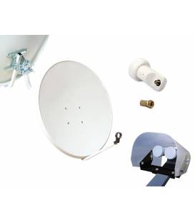 Kit installation satellite basic solo et protection LNB