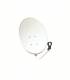 Kit HD-LINE Sat Schüssel 60cm Stahl + Receiver FTA HD + LNB Single + Wetterschutz + 1 F-Stecker