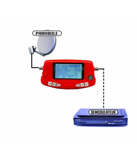 HD-LINE SF-650 SATFINDER Pointeur satellite digital