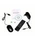 Videoüberwachungs Set DVR 8 Ausgänge, 8 Dome Kameras PL-50B, 8x 20m BNC Kabel weiß, 1 Adapter 8in1, 1 Power Supply 5A
