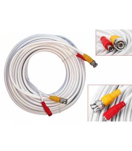 20M BNC Kabel für Überwachungskamera CCTV Kamera DC BNC Buchse Stecker Sicherheit Überwachungskamera - DC 5.5mm Stecker
