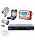 Kit camping avec parabole 37cm et accessoires