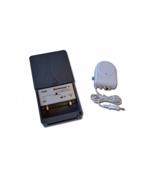Kit preamplificateur UHF 15-35 dB et alimentation johansson