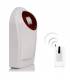 Haus-Alarm GSM APP - Wireless - kompatibel ADSL SIM + 7 PIR- und 7 Tür Sensoren + 2 Rauchdetektors + Sirene