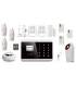 Haus-Alarm Kit GSM APP - Wireless - kompatibel ADSL SIM + 3 Bewegungsmelder und 3 Türsensoren + Rauchmelder + Sirene