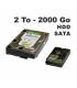 Disque dur interne SATA 2 To 64 Mo Cache 3.5" - PC, Enregistrement Videosurveillance