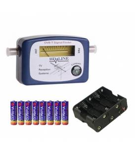 HD-LINE DVB-T + BATTERIEN ANTENNEN FINDER ANZEIGE BEEPER TERRESTRISCH TV VHF UHF