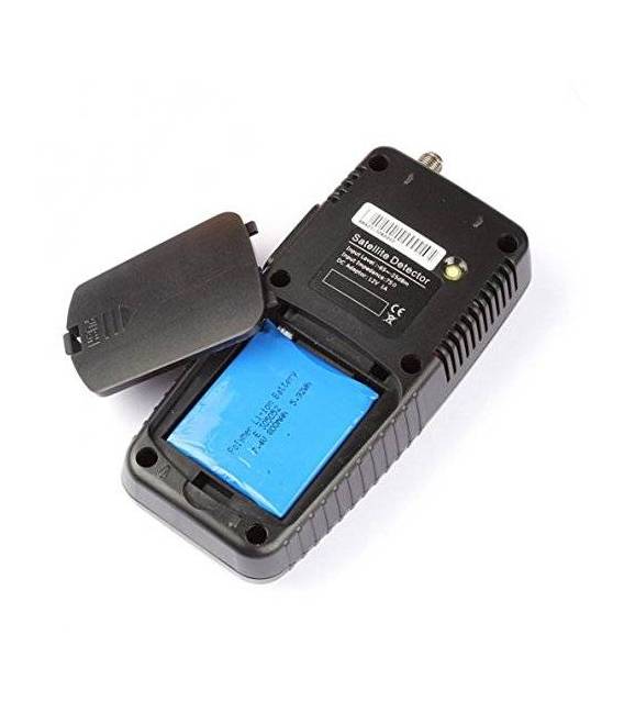 Satlink WS-6933 Camping Satfinder HD DVB-S + DVB-S2 8PSK Rückseite Batterie