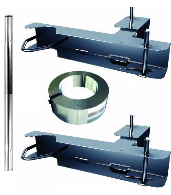 kit 2x Cerclage cheminée FIXATION ANTENNE PARABOLE
