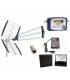 ANTENNE RATEAU TNT FULL HD TERRESTRE UHF + Pointeur dvb-t + kit Amplificateur