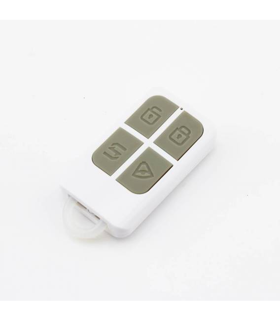 Télécommande BLANCHE pour système d'alarme KR-8218G - Fréquence 433 MHz - Accessoires centrale sans fil