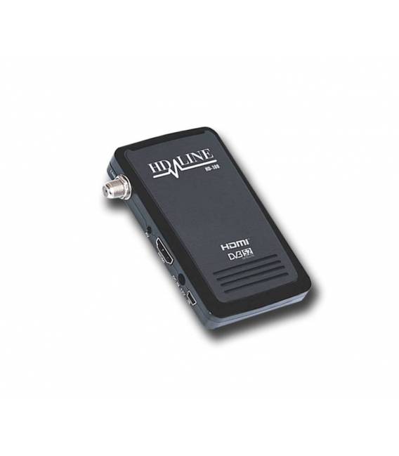 HD-LINE HD-100 Mini récepteur satellite FTA HD 220V 12V Idéal camping