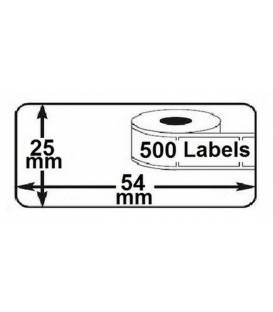 Lot 2 rouleaux etiquettes seiko DYMO 11352 compatibles labels writer roll 54mm x 25mm