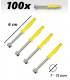 100er Set Schrauben für Wand- oder Mauerhalter Mast Ideal Sat-Schüssel / Antenne Montage / TV