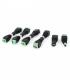 10X DC connectors male / female (5 male / 5 female) for power supply / CCTV cameras - 2.1mm x 5.5mm