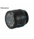 Mini Caméra voiture Recul + Rétroviseur Central - Fixation arrière auto - LED Nuit - Angle 120° - Waterproof
