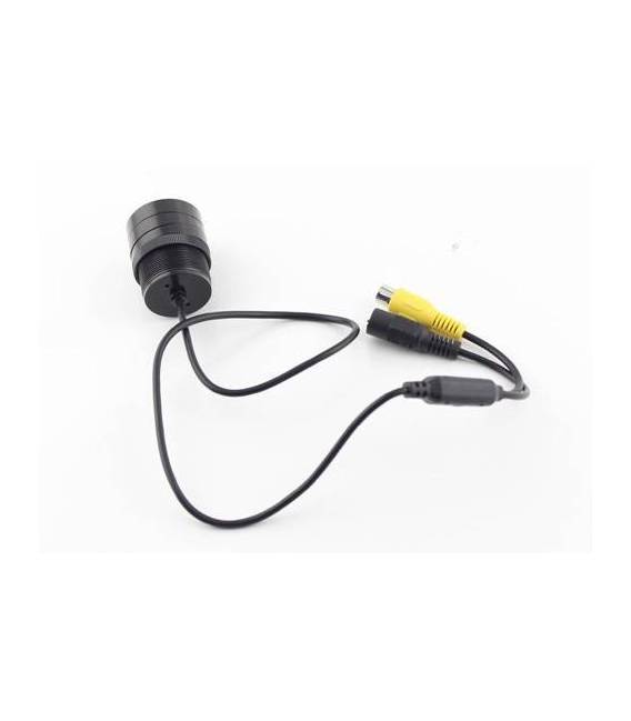 Mini Caméra voiture Recul + Rétroviseur Central - Fixation arrière auto - LED Nuit - Angle 120° - Waterproof