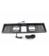 Caméra support plaque d'immatriculation + Rétroviseur Central - SANS FIL - Fixation avant / arrière - Angle 170° - Waterproof